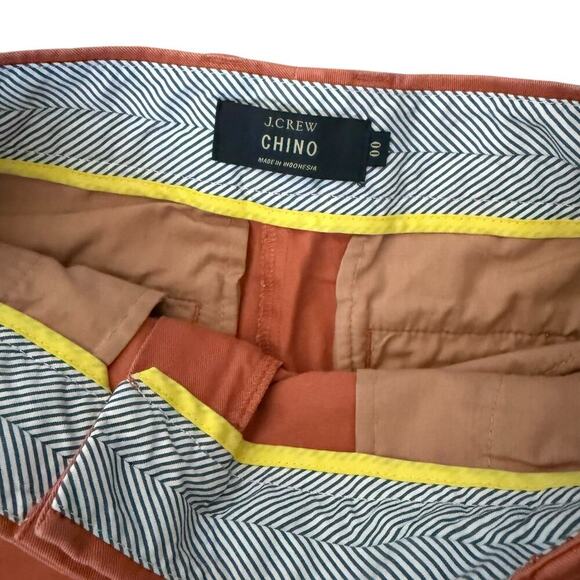 J. Crew Cotton Women Chino Summer Short Side Pockets Vacation Old Money Style 00 - Picture 5 of 7